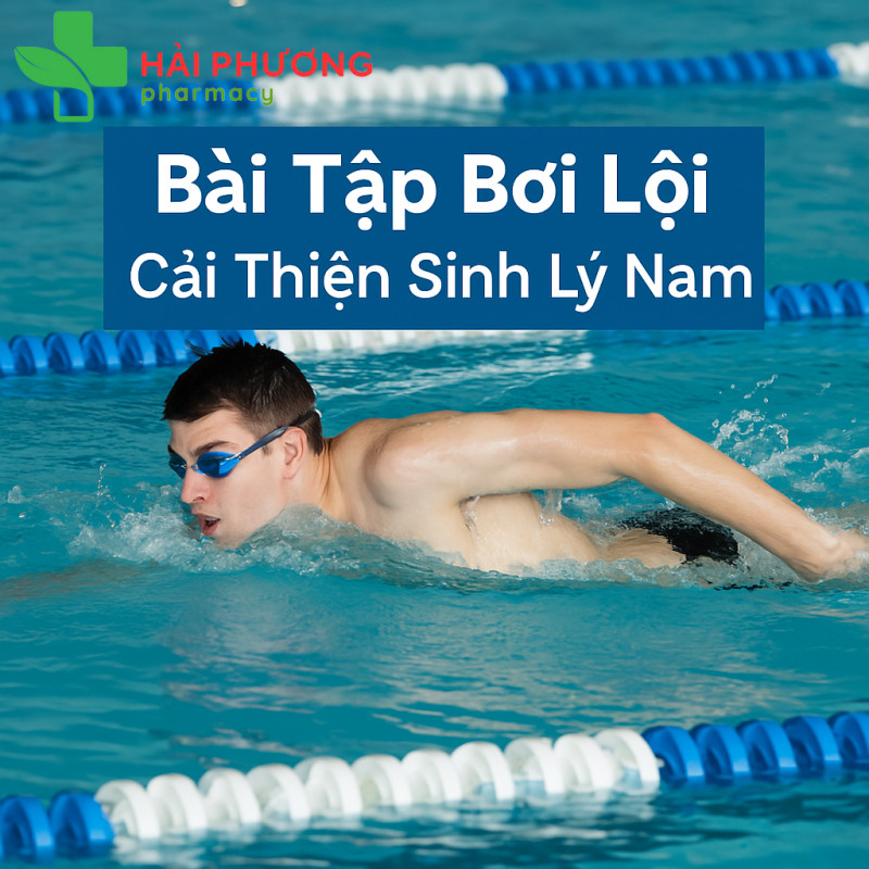 Thực hiện bài tập bơi lội đúng cách có tác động rất tốt tới chức năng sinh lý nam giới