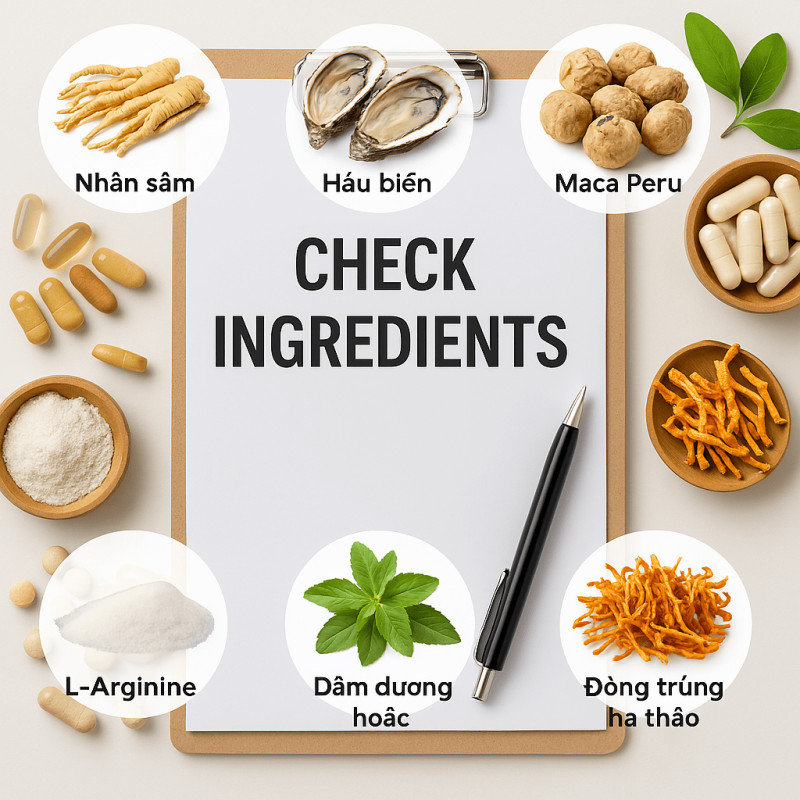 Những thành phần giúp tăng cường sinh lý nam hiệu quả