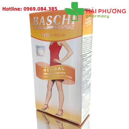 Viên uống giảm cân Baschi Cam Thái Lan (Hộp 30 viên) – Hỗ trợ kiểm soát cân nặng