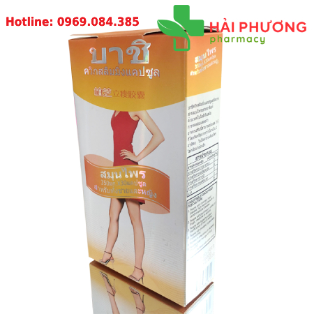 Viên uống giảm cân Baschi Cam Thái Lan (Hộp 30 viên) – Hỗ trợ kiểm soát cân nặng