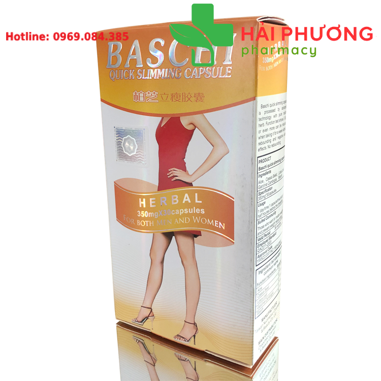 Viên uống Baschi cam giúp giảm cảm giác thèm ăn hỗ trợ đốt mỡ và giảm cân nhanh