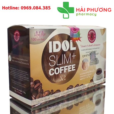 Idol Slim Coffee X2 (Hộp 10 gói) – Hỗ trợ kiểm soát cân nặng