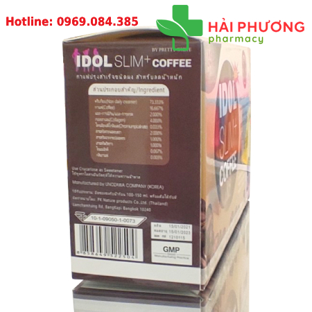 Idol Slim Coffee X2 (Hộp 10 gói) – Hỗ trợ kiểm soát cân nặng