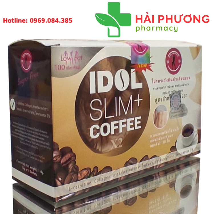 Idol Slim Coffee X2 chứa các thành phần hỗ trợ đốt mỡ tăng chuyển hóa và giảm tích tụ mỡ