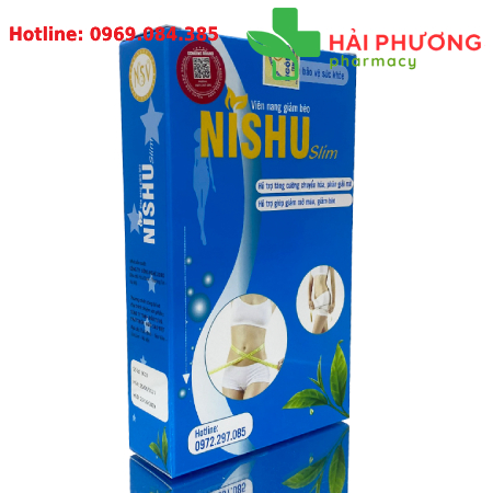 Viên uống giảm cân Nishu Slim (Hộp 20 viên) – Hỗ trợ kiểm soát cân nặng