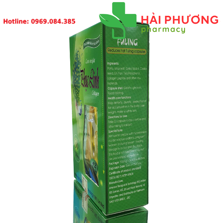 Phục Linh Collagen giúp giảm cân đồng thời bổ sung collagen cho làn da săn chắc