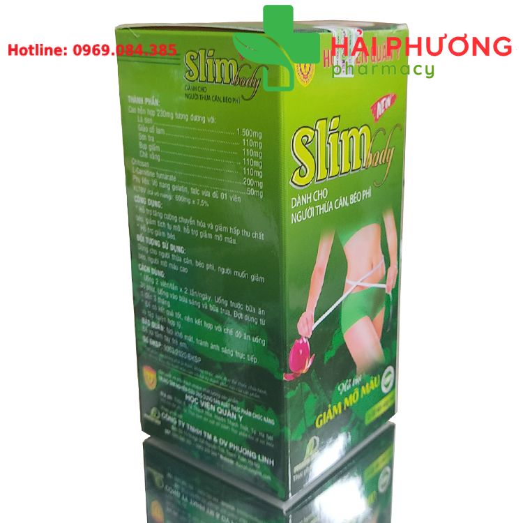 Slim Body Giải pháp giảm cân an toàn hỗ trợ đốt mỡ và kiểm soát cân nặng hiệu quả