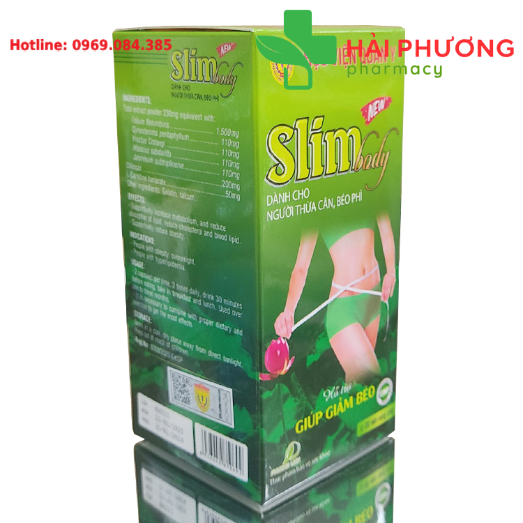 Viên uống Slim Body giúp giảm cảm giác thèm ăn hỗ trợ giảm cân nhanh và an toàn