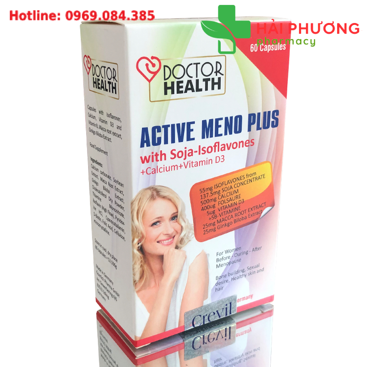 Active Meno Plus nhập khẩu Đức giúp cân bằng nội tiết tố nữ
