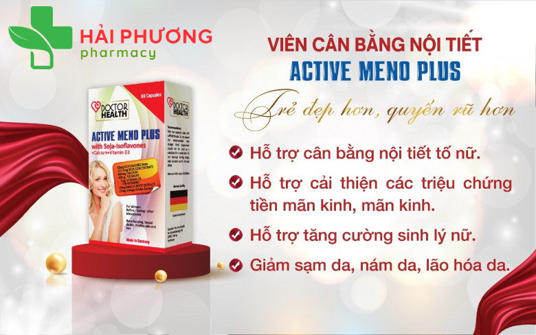 Active Meno Plus còn giúp cải thiện sinh lý nữ giảm các triệu chứng tiền mãn kinh