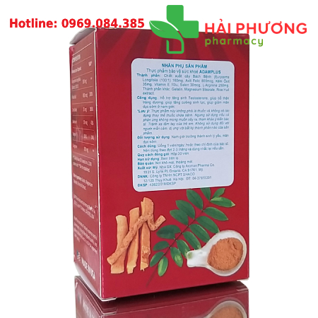 Adam Plus (Lọ 30 viên)