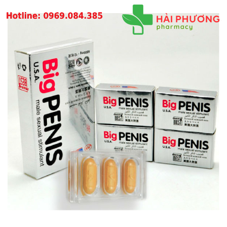 Big Penis (Hộp 12 viên) – Hỗ trợ tăng cường sinh lý nam