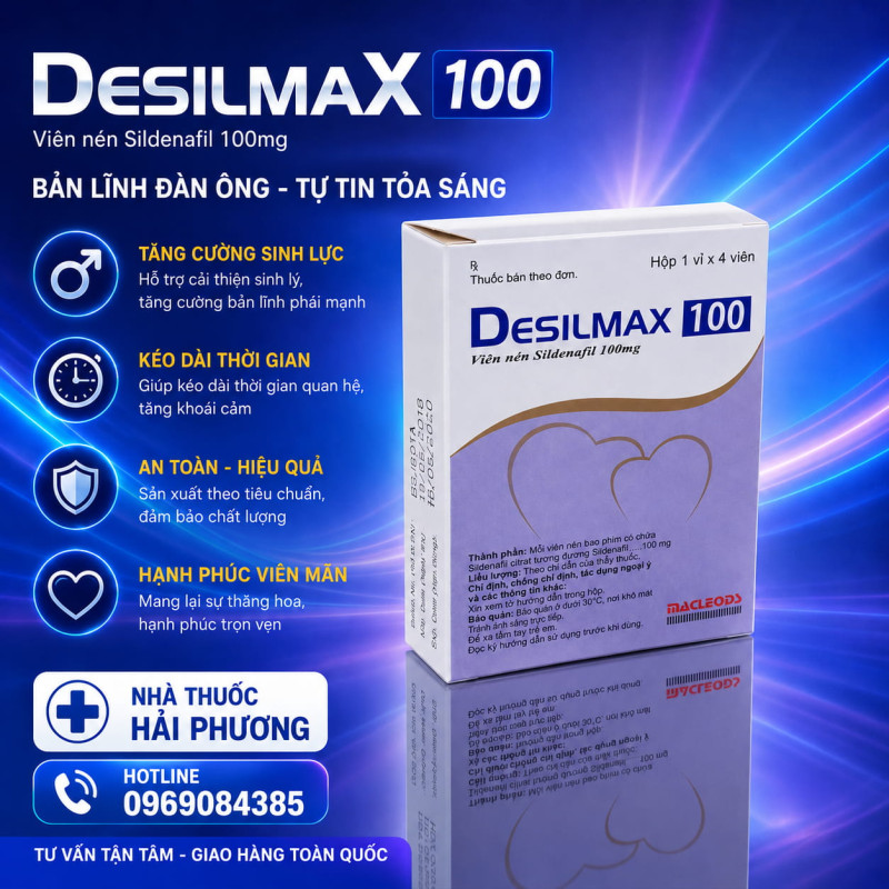 Mua thuốc Desilmax 100 chính hãng tại Nhà thuốc Hải Phương