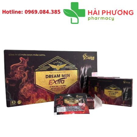 Dream Men Extra 4 Viên Hỗ Trợ Tăng Cường Sinh Lực, Bổ Thận Tráng Dương