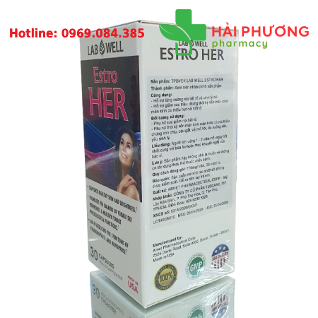 Lab Well Estro Her (Lọ 30 viên) – Hỗ trợ nội tiết tố nữ