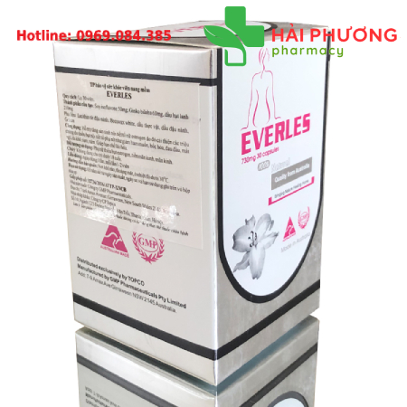 Everles (Lọ 30 viên) – Hỗ trợ cân bằng nội tiết tố nữ