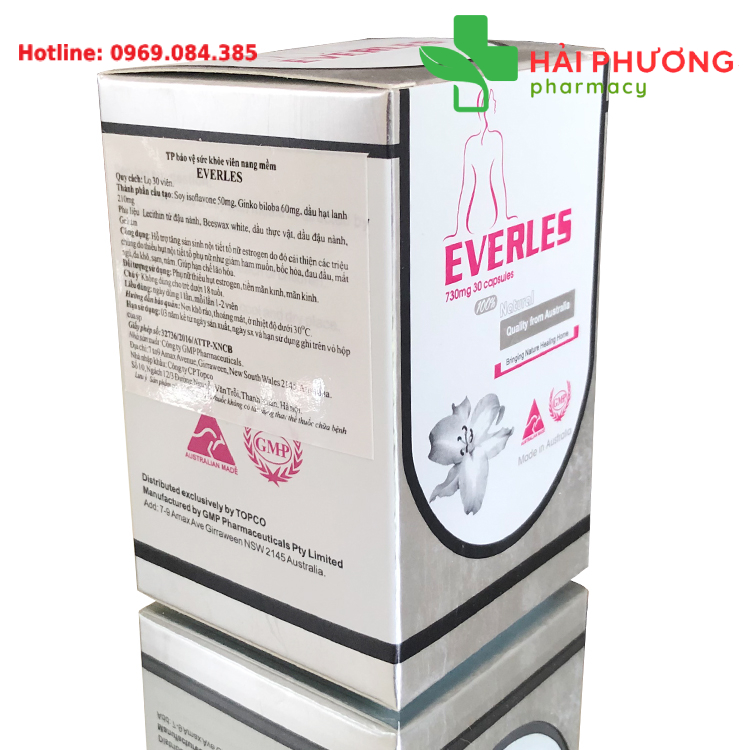 Everles bổ sung estrogen cải thiện các triệu chứng do thiếu hụt nội tiết tố nữ
