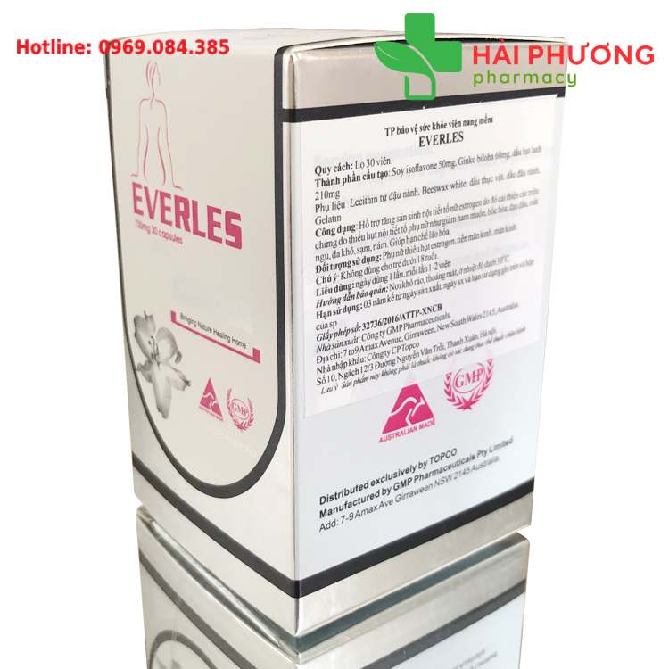 Everles giúp hạn chế lão hóa da