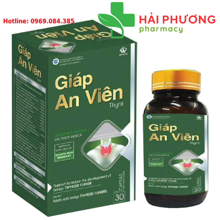 Giáp an viên Thyro chiết xuất hoàn toàn từ Thảo Dược tự nhiên hỗ trợ giảm sự phát triển của u tuyến giáp lành tính