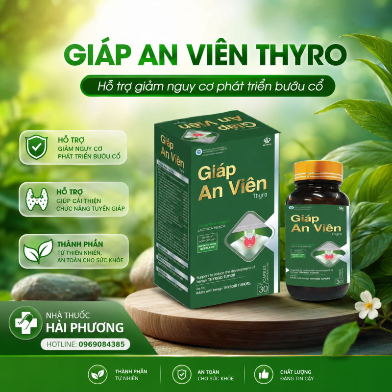 Mua viên uống Giáp An Viên Thyro chính hãng tại Nhà thuốc Hải Phương