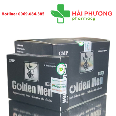 Golden Men bổ thận tráng dương hỗ trợ tăng cường sinh lý nam