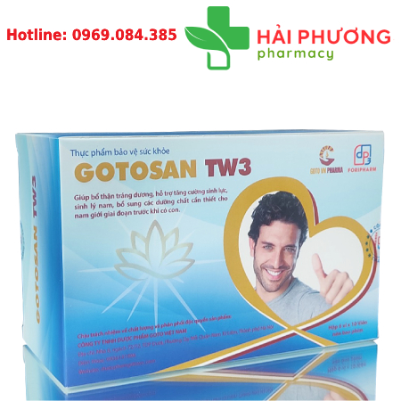 Gotosan TW3 (Hộp 6 vỉ x 10 viên)