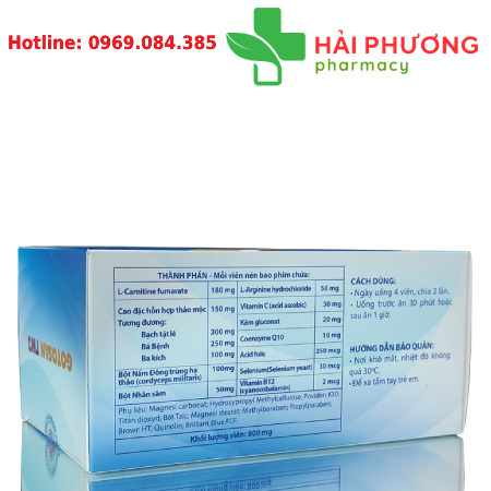 Gotosan TW3 (Hộp 6 vỉ x 10 viên)
