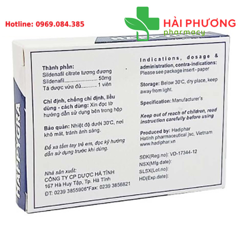 Thuốc Happygra 50mg dùng cho nam giới sinh lý yếu xuất tinh sớm rối loạn cương dương