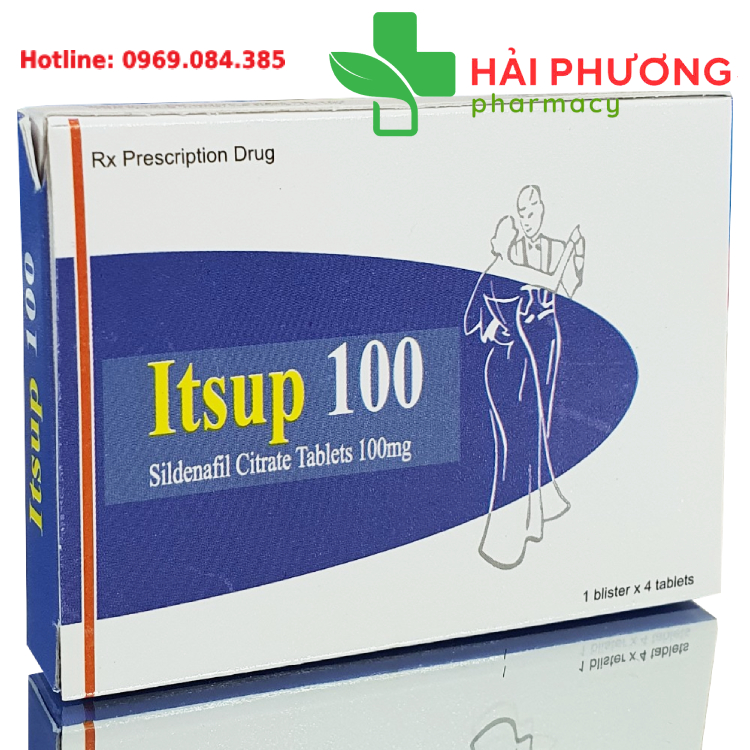 Thuốc itsup 100mg điều trị rối loạn cương dương kéo dài thời gian quan hệ
