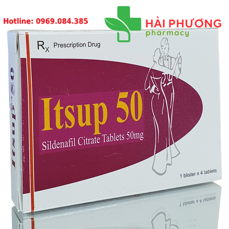 Thuốc Itsup 50mg được chỉ định để điều trị rối loạn cương dương ở nam giới