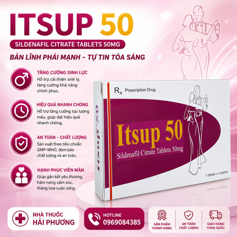 Mua thuốc Itsup 50 chính hãng tại Nhà thuốc Hải Phương
