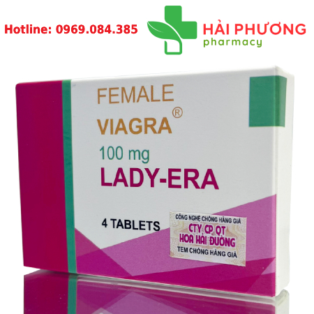 Lady Era 100mg Hộp 4 Viên Hỗ Trợ Đời Sống Tình Dục Nữ, Đáng Cân Nhắc Khi Dùng Thận Trọng