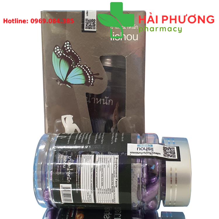 Viên giảm cân Lishou tím chính hãng Thái Lan hỗ trợ giảm cân cấp tốc