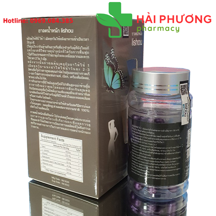 Giảm cân Lishou tím giúp hạn chế thèm ăn giảm cảm giác đói