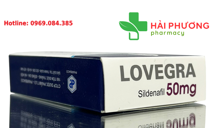 Thuốc Lovegra đang được bán chính hãng tại Nhà thuốc Hải Phương