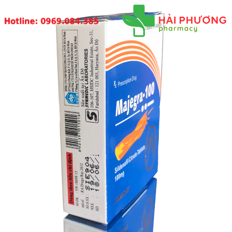 Thuốc Majegra 100 được chỉ định trong điều trị tình trạng rối loạn cương dương liệt dương xuất tinh sớm