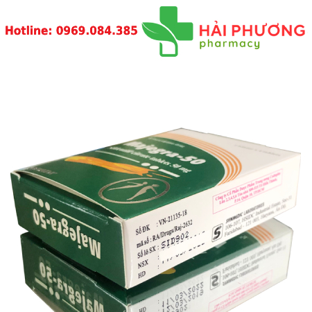 Thuốc Majegra 50 (Hộp 4 viên) – Hỗ trợ rối loạn cương dương