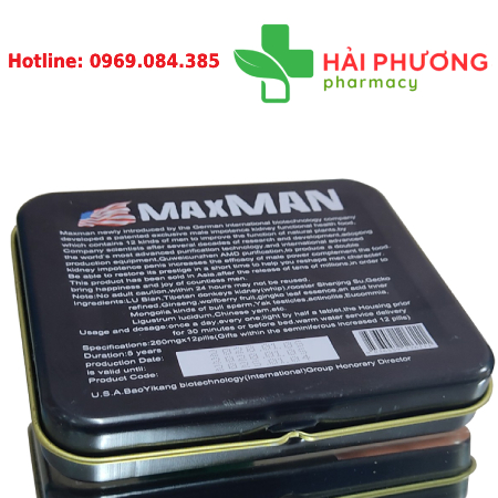 Maxman 260mg – Hỗ trợ tăng cường sinh lý nam và đồng hành cùng phong độ phái mạnh