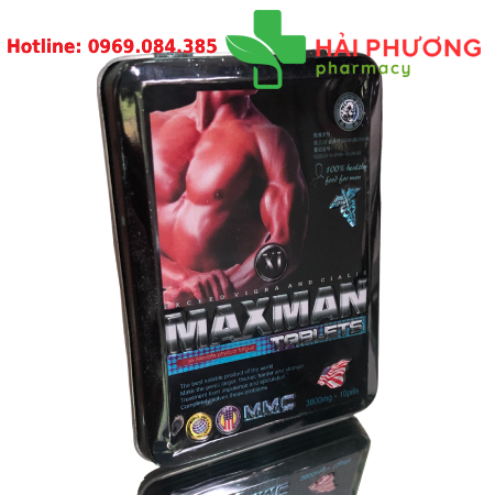 Maxman 3800mg Hỗ Trợ Sinh Lý Nam Tăng Cường Phong Độ Và Bản Lĩnh Phái Mạnh