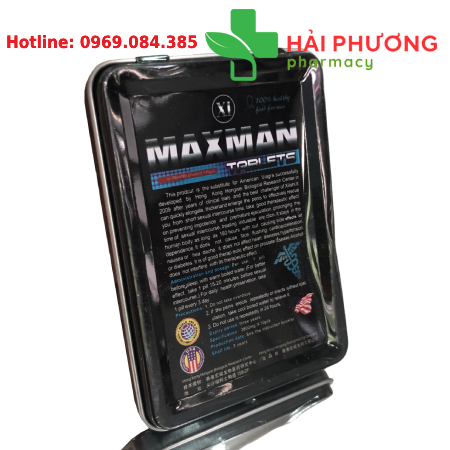 Maxman 3800mg Hỗ Trợ Sinh Lý Nam Tăng Cường Phong Độ Và Bản Lĩnh Phái Mạnh