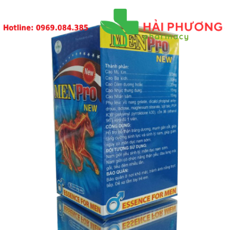 Menpro New tăng cường sinh lực hỗ trợ bổ thận cải thiện sinh lý
