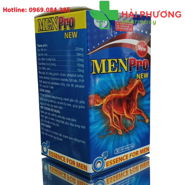 Menpro New giúp tráng dương bổ thận tăng cường sinh lực nam giới