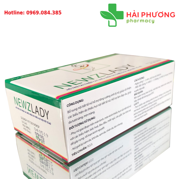 Newzlady dùng cho phu nữ giai đoạn tiền mãn kinh, mãn kinh thiếu hụt nội tiết tố nữ