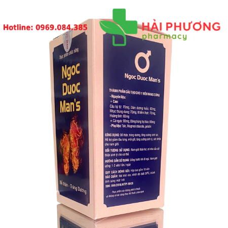 Ngọc Dược Man's bổ thận tráng dương hỗ trợ tăng cường sinh lý nam