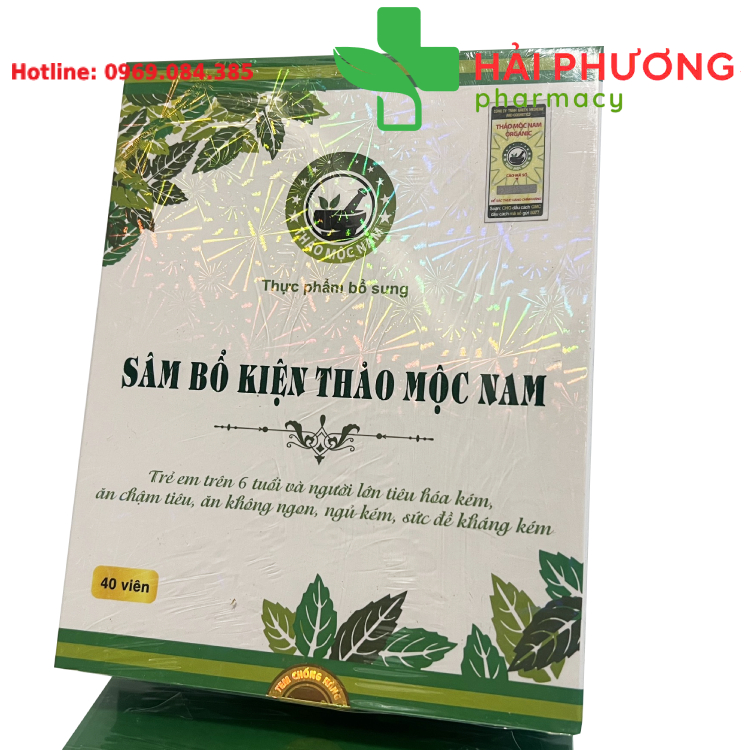 Sâm bổ kiện thảo mộc nam dùng cho trẻ em trên 6 tuổi và người lớn tiêu hóa kém biếng ăn