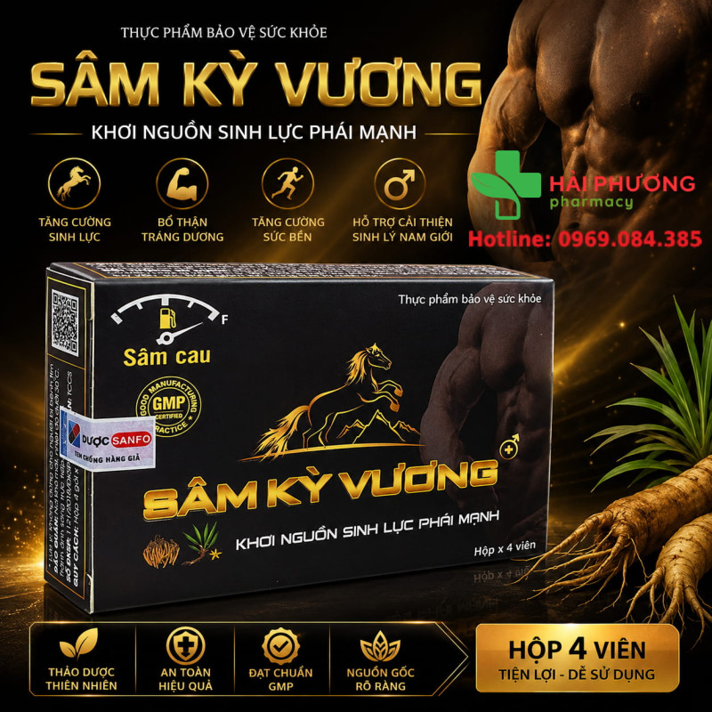Mua Sâm Kỳ Vương chính hãng giá tốt nhất tại Nhà thuốc Hải Phương