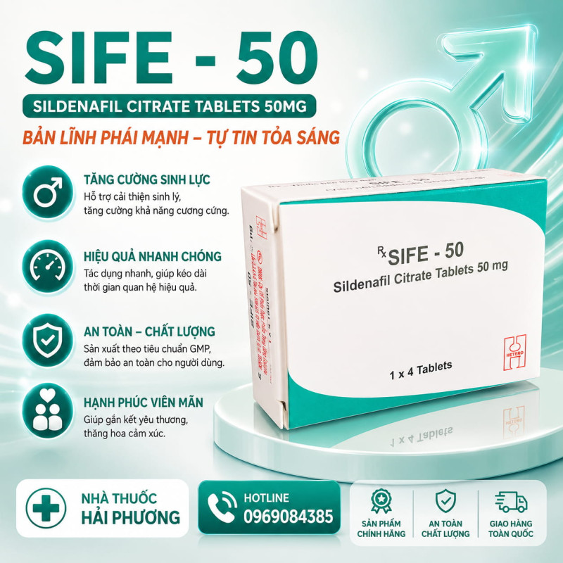Mua thuốc Sife 50 chính hãng tại Nhà thuốc Hải Phương