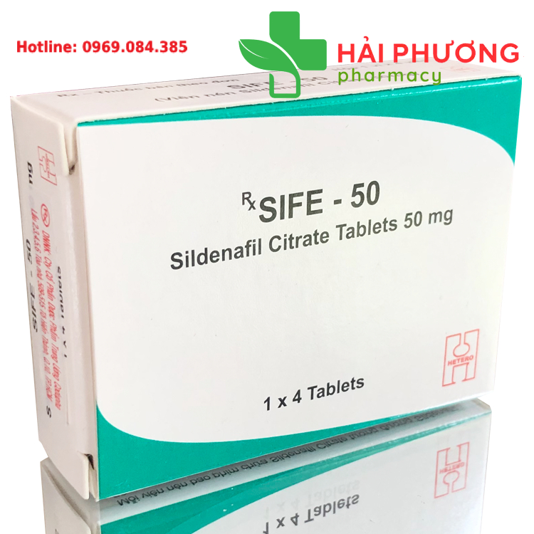 Thuốc Sife 50mg điều trị rối loạn cương dương
