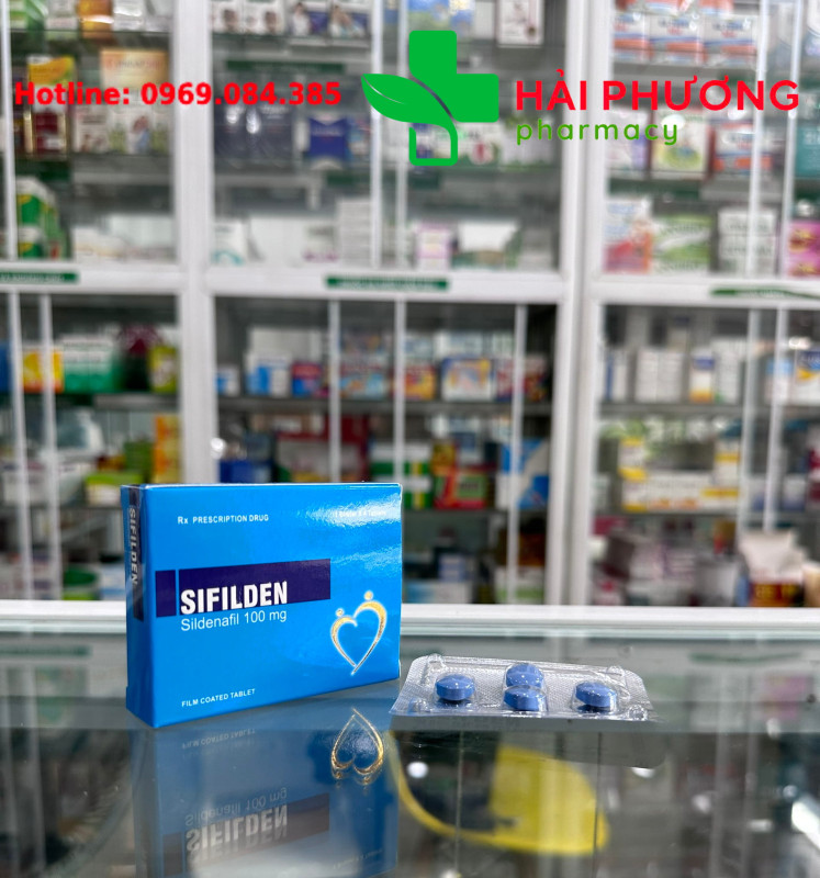 Thuốc Sifilden 100mg được chỉ định điều trị rối loạn cương dương ở nam giới