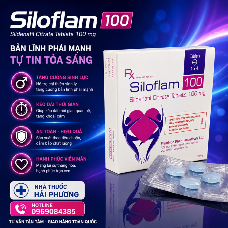 Mua thuốc Siloflam 100 chính hãng tại Nhà thuốc Hải Phương